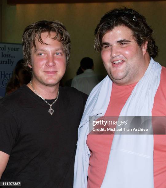 Randy Spelling and Jason Davis during Platinum Luxury Celebrity Gifting Suite at Le Meridien in Beverly Hills, California, United States.