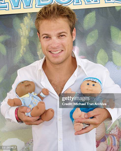 George Stults during Silver Spoon Buffet at the "Cabbage Kids Newborns" Booth - Day 1 at Wattles Mansion in Hollywood, California, United States.