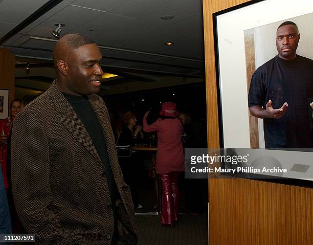 Antwone Fisher during Reception Celebrating The Opening of "Imaging and Imagining" The Film World of Pat York at Academy of Motion Picture Arts and...
