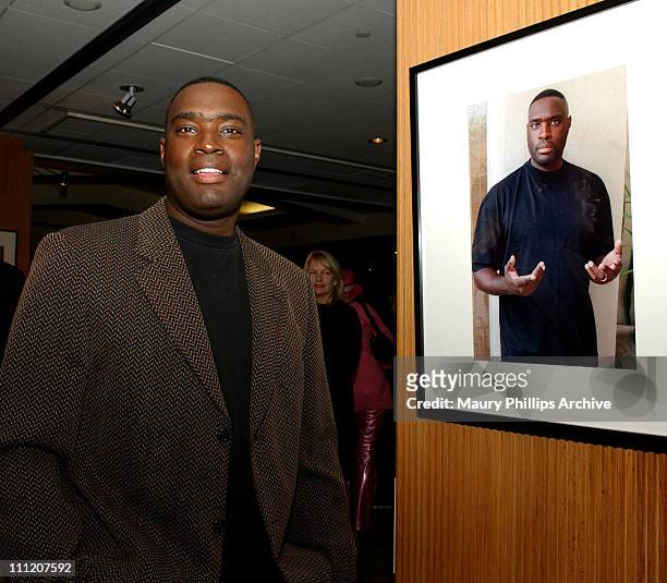 Antwone Fisher during Reception Celebrating The Opening of "Imaging and Imagining" The Film World of Pat York at Academy of Motion Picture Arts and...