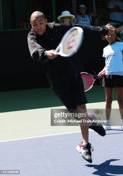 Tequan Richmond during "Everybody Hates Chris But Everybody Loves Kids!" 8th Annual Tennis for Tots Tournament at Los Angeles Tennis Club in Los...