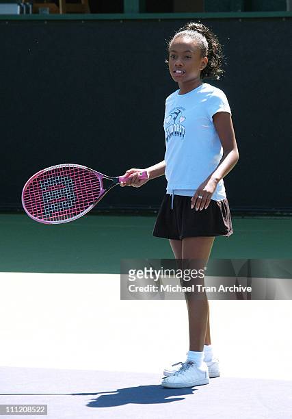 Imani Hakim during "Everybody Hates Chris But Everybody Loves Kids!" 8th Annual Tennis for Tots Tournament at Los Angeles Tennis Club in Los Angeles,...