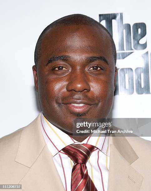 Marshall Faulk during "The Godfather the Game" on XBOX 360 Party at Stone Rose Lounge in Los Angeles, California, United States.