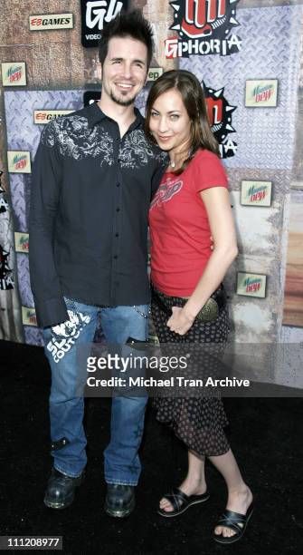 Hal Sparks and guest during G-Phoria 2005 -The Mother of All Videogame Award Shows - Arrivals at Los Angeles Center Studios in Los Angeles,...