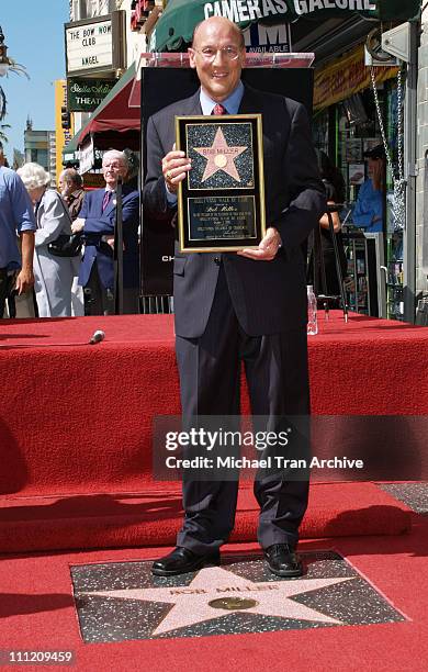 Bob Miller during L.A. Kings Sports Announcer Bob Miller Honored with a Star on the Hollywood Walk of Fame at 6763 Hollywood Blvd in Hollywood,...