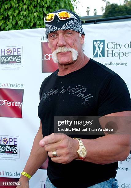 Hulk Hogan during Young Hollywood Says "Hope Rocks" - Concert to Benefit City of Hope - Arrivals at Key Club in Los Angeles, California, United...