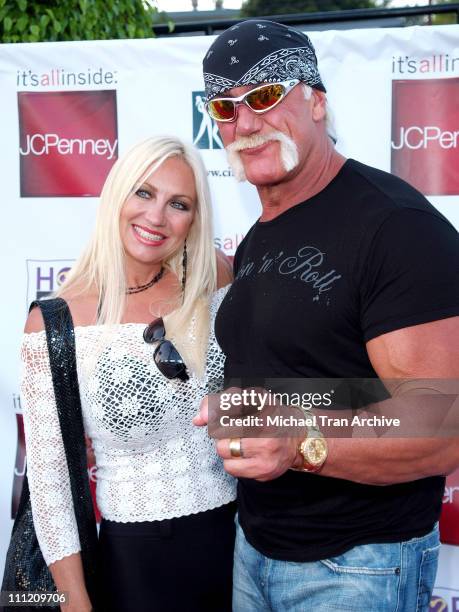 Linda Hogan and Hulk Hogan during Young Hollywood Says "Hope Rocks" - Concert to Benefit City of Hope - Arrivals at Key Club in Los Angeles,...