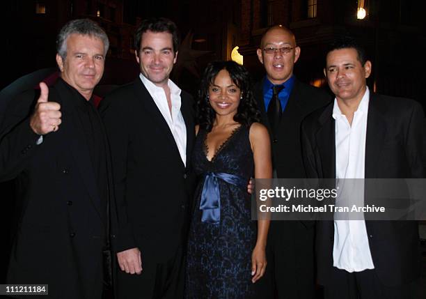 Anthony John Denison, Jon Tenney, Gina Ravera, Michael Paul Chan and Raymond Cruz of "The Closer"