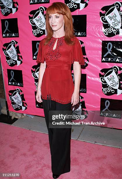 Kathy Griffin during 4th Annual Best in Drag Show to Benefit Aid for AIDS at Wilshire-Ebell Theater in Los Angeles, California, United States.