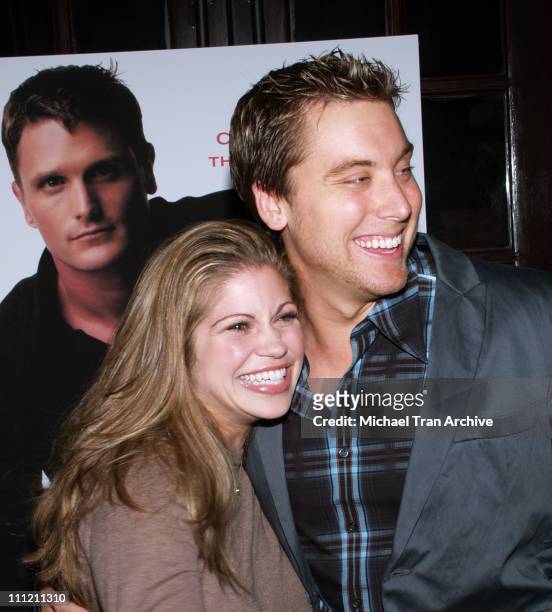 Danielle Fishel and Lance Bass during "Here's What We'll Say" By Reichen Lehmkuhl - Book Release Party at The Abbey in West Hollywood, California,...