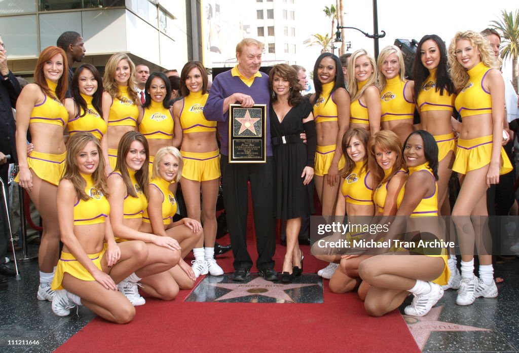 Jerry Buss Honored with a Star on the Hollywood Walk of Fame