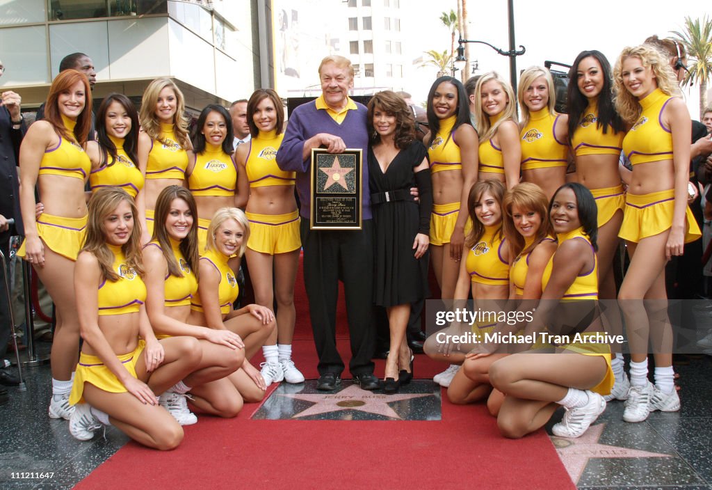 Jerry Buss Honored with a Star on the Hollywood Walk of Fame