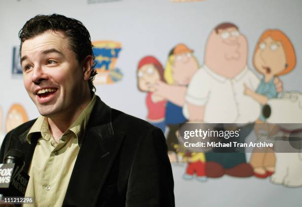 Seth MacFarlane during "Family Guy" Gallery Exhibit and DVD Release Party - Arrivals at The Museum of Television Arts and Sciences in Beverly Hills,...