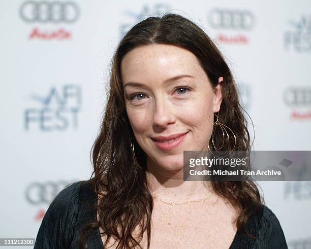 Molly Parker during AFI Festival 2006 - Premiere of "Who Loves The Sun" at AFI Festival Village in Los Angeles, California, United States.