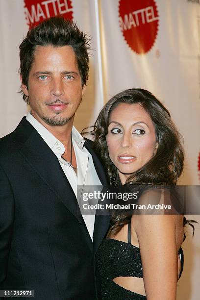 Chris Cornell and wife, Vicky Cornell during Wish Night 2006 Awards Gala at The Beverly Hills Hotel in Beverly Hills, California, United States.