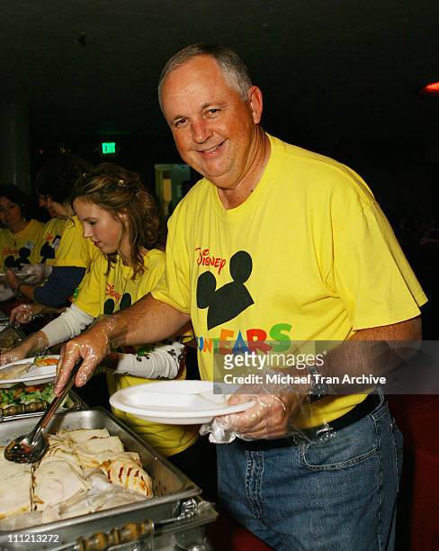 Dick Cook, Chairman of The Walt Disney Studios during Salvation Army and Walt Disney Company Thanksgiving Dinner - November 22, 2006 at Hollywood...