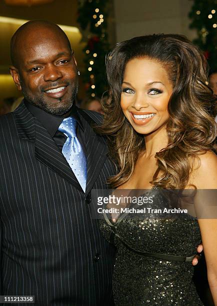 Emmitt Smith and Patricia Southall during 8th Annual Family Television Awards at Beverly Hilton Hotel in Beverly Hills, California, United States.
