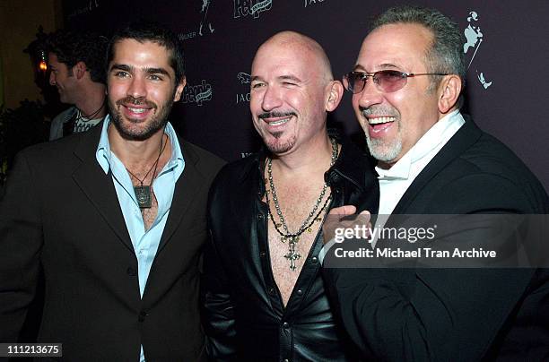 Eduardo Verastegui, Richard Perez-Feria and Emilio Estefan