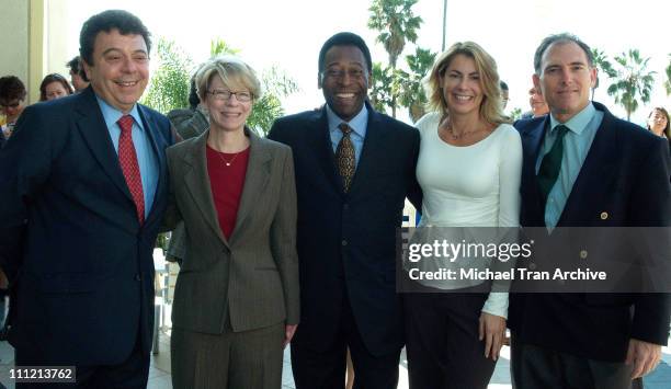 Anibal Massaini, Jean Prewitt, Pele, Susan Cleary and Steve Solot