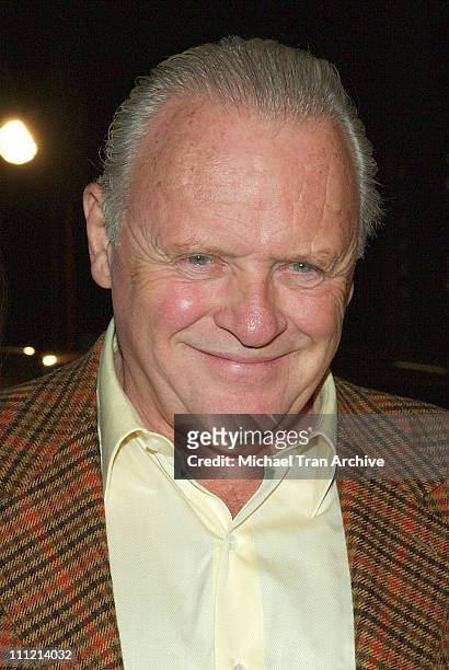 Anthony Hopkins during AFI Fest 2005 - "The World's Fastest Indian" Los Angeles Premiere - Arrivals at Cinerama Dome - Arclight in Hollywood,...