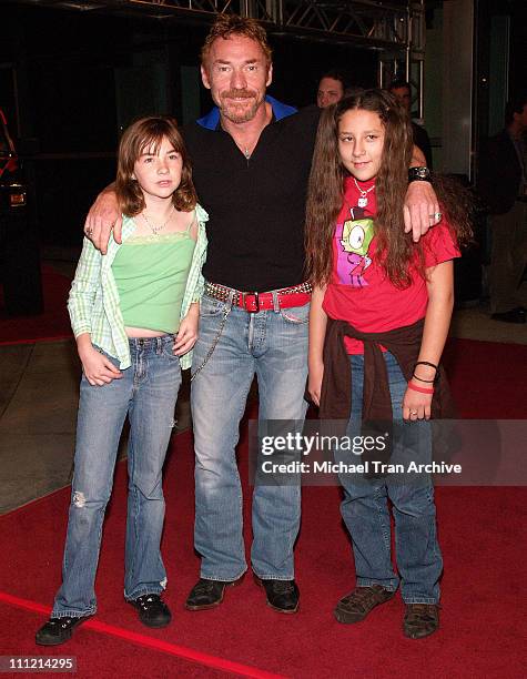 Danny Bonaduce with his daughter Isabella and friend, Isabella