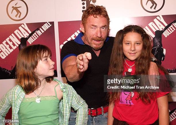 Danny Bonaduce with his daughter Isabella and friend, Isabella