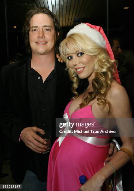 Jeremy London and Melissa Cunningham during 1st Annual Benchwarmer Trading Cards' Holiday Party and Toy Drive at Area in Los Angeles, California,...