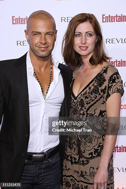 Joseph Lawrence and Chandie Yawn-Nelson arrives at the Entertainment Weekly's 5th Annual Pre-Emmy Party at Opera and Crimson on September 15, 2007 in...