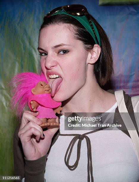 Michelle Deighton during The Original Lucky Trolls at Silver Spoons Hollywood Buffet - Day 1 at Private Residence in Beverly Hills, California,...