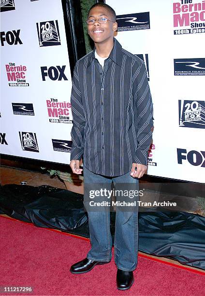 Jeremy Suarez during "The Bernie Mac Show" 100th Episode Celebration at Memphis in Hollywood, California, United States.