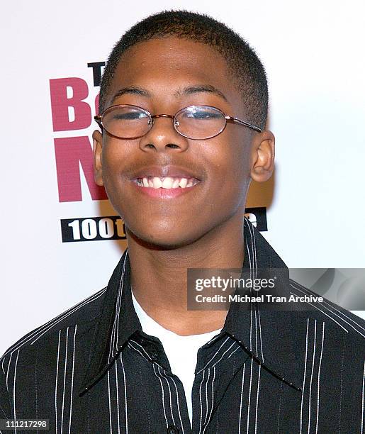 Jeremy Suarez during "The Bernie Mac Show" 100th Episode Celebration at Memphis in Hollywood, California, United States.