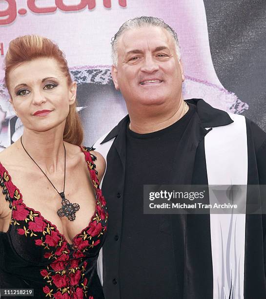 Evanka Buttafuoco and Joey Buttafuoco during Bodog.com Presents the 2006 Lingerie Bowl at Los Angels Memorial Coliseum in Los Angeles, California,...