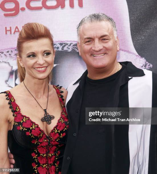 Evanka Buttafuoco and Joey Buttafuoco during Bodog.com Presents the 2006 Lingerie Bowl at Los Angels Memorial Coliseum in Los Angeles, California,...