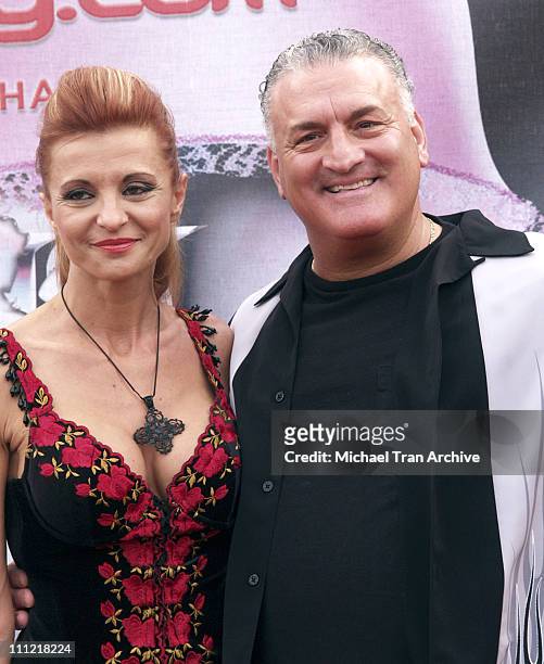 Evanka Buttafuoco and Joey Buttafuoco during Bodog.com Presents the 2006 Lingerie Bowl at Los Angels Memorial Coliseum in Los Angeles, California,...