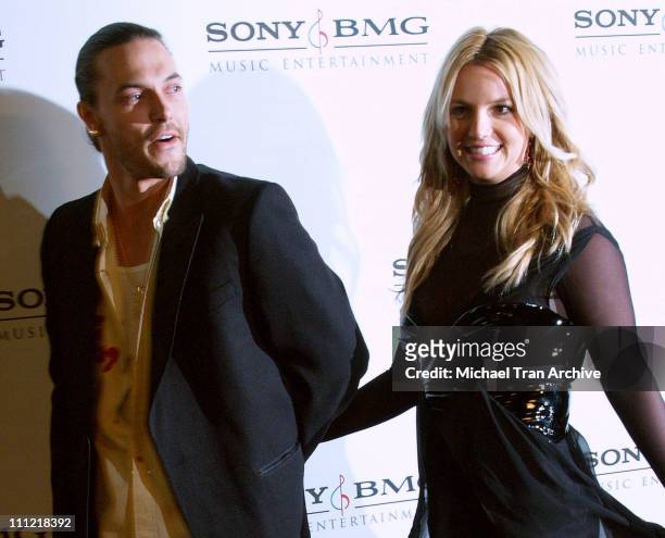 Kevin Federline and Britney Spears during 2006 Sony/BMG GRAMMY After Party at Roosevelt Hotel in Hollywood, California, United States.