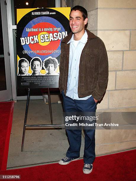 Fernando Eimbcke, Director during "Duck Season" Los Angeles Premiere - Arrivals at CalArts Redcat Theater At Walt Disney Concert Hall in Los Angeles,...