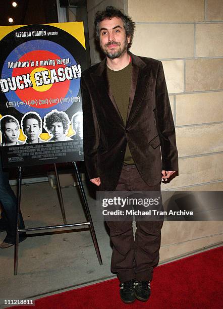 Alfonso Cuaron during "Duck Season" Los Angeles Premiere - Arrivals at CalArts Redcat Theater At Walt Disney Concert Hall in Los Angeles, United...