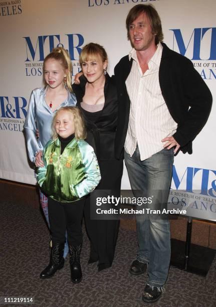 Patricia Arquette, Jake Weber, Sofia Vassilieva and Maria Lark