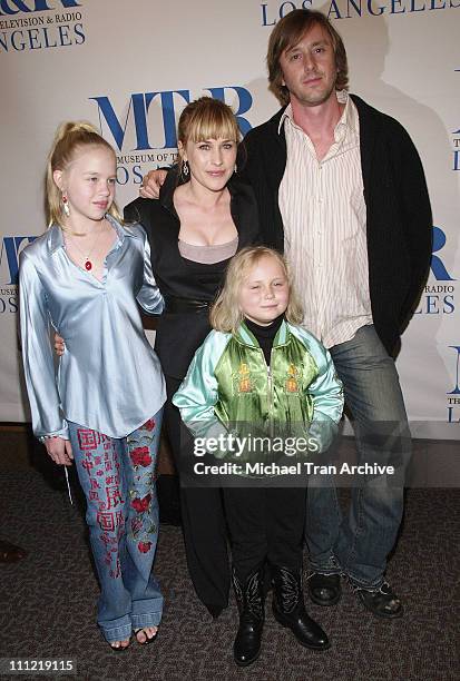 Patricia Arquette, Jake Weber, Sofia Vassilieva and Maria Lark