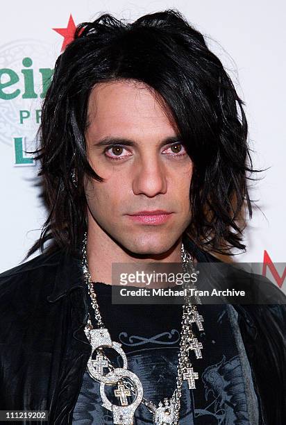 Criss Angel during Maxim Unveiling the New Heineken Premium Light at Mood in Hollywood, CA, United States.