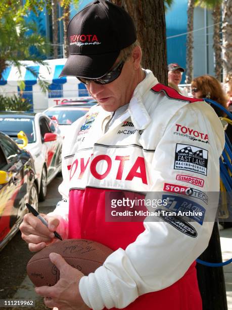 John Elway during Toyota Pro/Celebrity Long Beach Grand Prix Race - Celebrity Race Day at Streets of Long Beach in Long Beach, California, United...