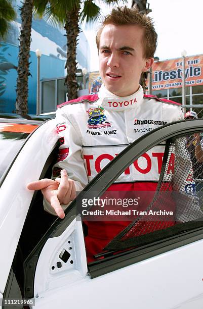 Frankie Muniz during Toyota Pro/Celebrity Long Beach Grand Prix Race - Celebrity Race Day at Streets of Long Beach in Long Beach, California, United...