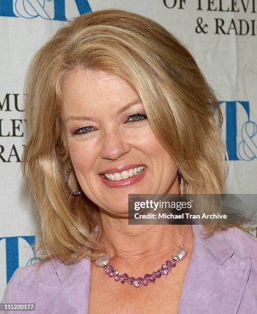 Mary Hart during The Museum of Television and Radio Presents: 25 Years of Entertainment Tonight - Arrivals at Museum of Television & Radio in Beverly...