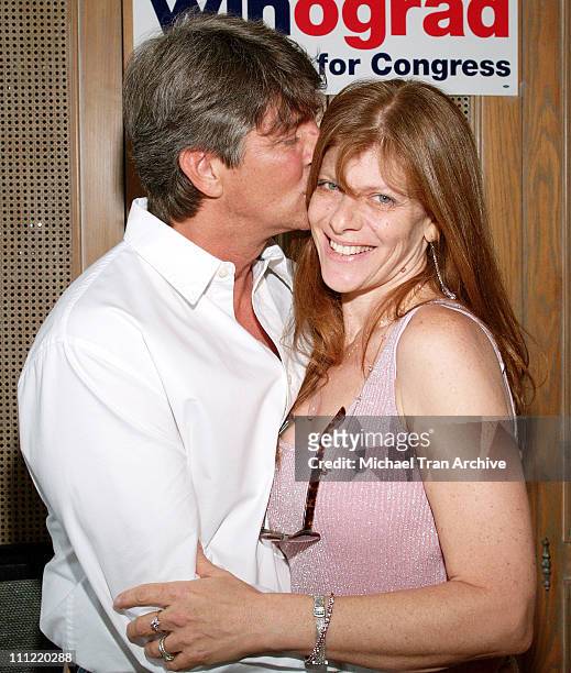 Eric Roberts and Eliza Roberts during Fundraiser Brunch for Marcy Winograd - April 22, 2006 at Private Residence in Los Angeles, California, United...