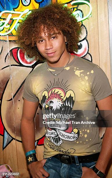 Corbin Bleu during Young Hollywood Rocks Ed Hardy Store - May 2, 2006 at Ed Hardy Store in Los Angeles, California, United States.