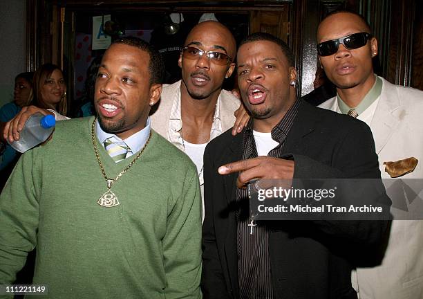 Michael Bivins, Ralph Tresvant, Ricky Bell and Ronnie Devoe of New Edition