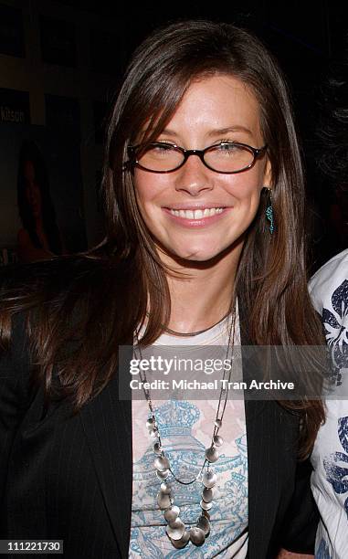 Evangeline Lilly during Evangeline Lilly - The New Face of Michelle K Modern Chic Footwear - Arrivals - June 15, 2006 at Kitson Boutique in West...