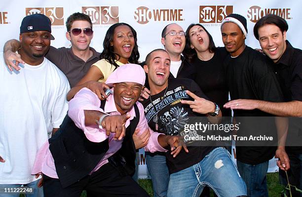 Damon Wayans and the cast of "The Underground" during Showtime Celebrates Its 30th Anniversary - July 14, 2006 at Loguercio Estate in Pasadena,...