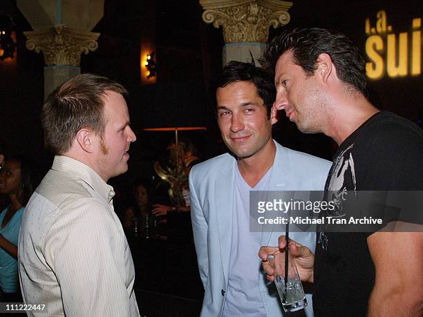 Marc Webb, director of "L.A. Suite" with Enrique Murciano and Simon Wakelin