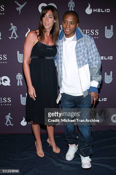Marcy Bloom, advertising director of GQ Magazine and Lupe Fiasco